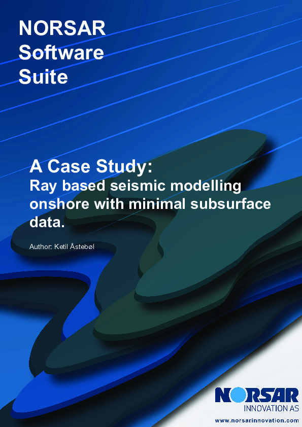 Ray based seismic modelling case study