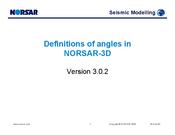 NORSAR-3D Angles